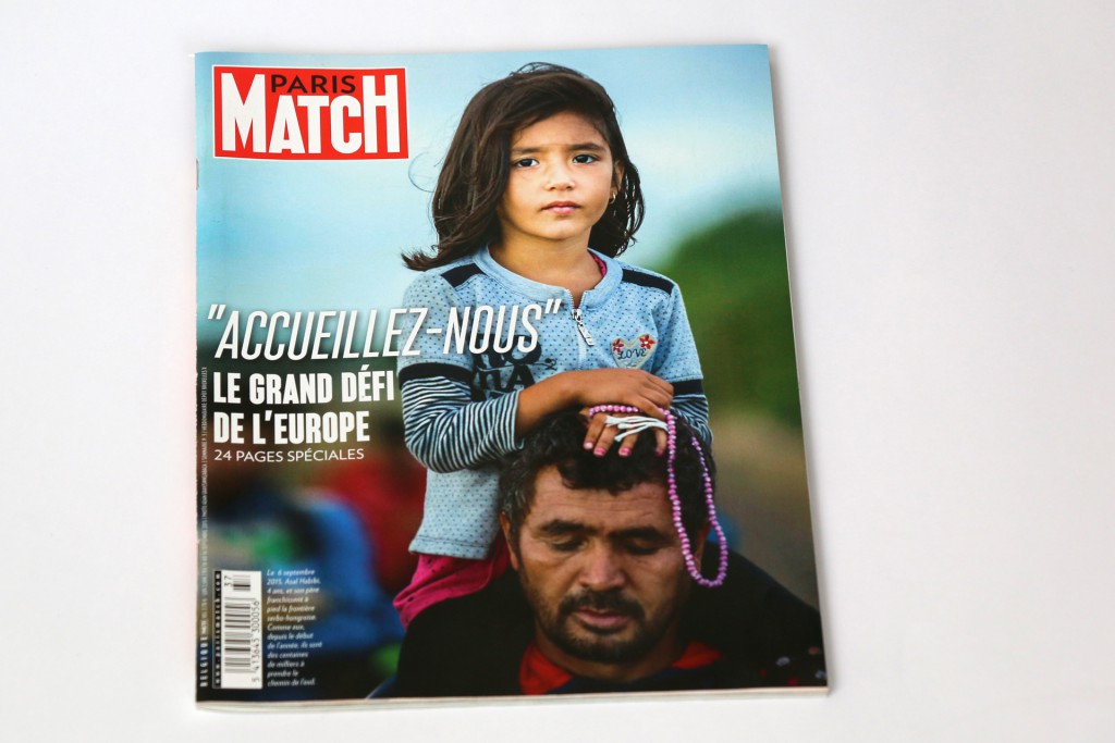 Paris Match Belgique du 10 septembre 2015, photo Adam Gray