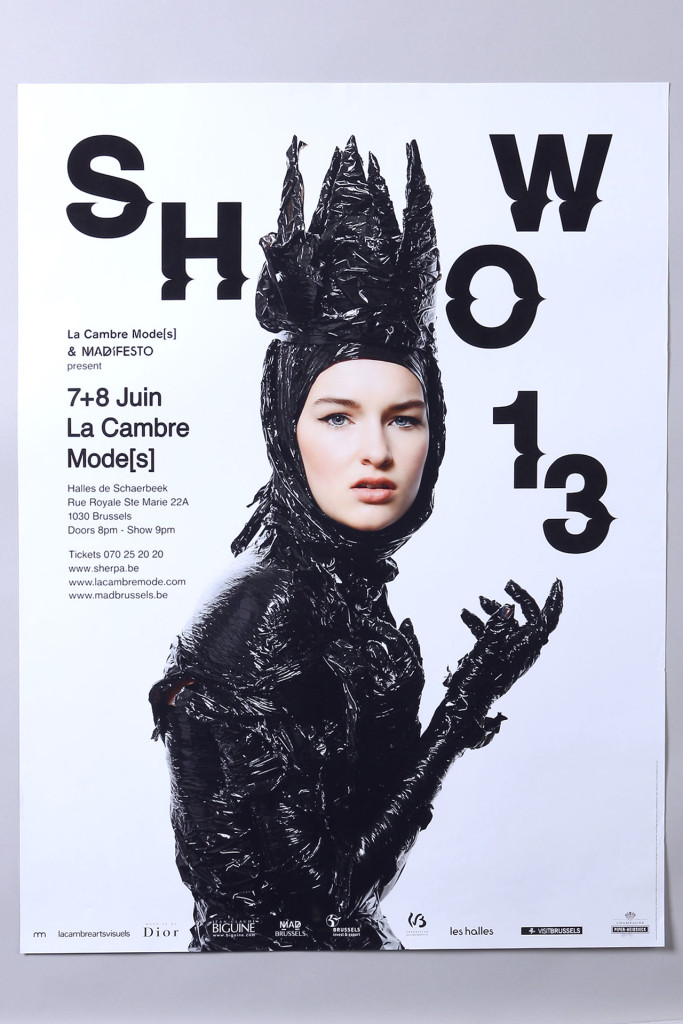 La Cambre SHOW13 — Typographie : Steve Jakobs — Photographie : Emmanuel Laurent