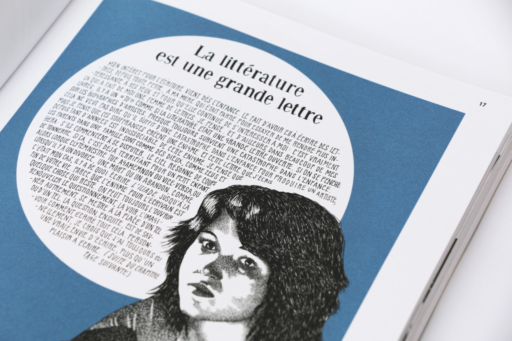 24h01 N°4 — Article : Grand entretien avec Nancy Huston — Textes: Nicolas Rodriguez Galvis — Illustration : Célia Callois