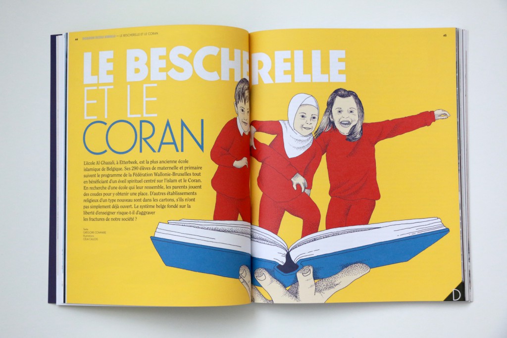 24h01 #8 - Le bescherelle et le coran - Illustration : Celia Calois - Texte : G. Comhaire