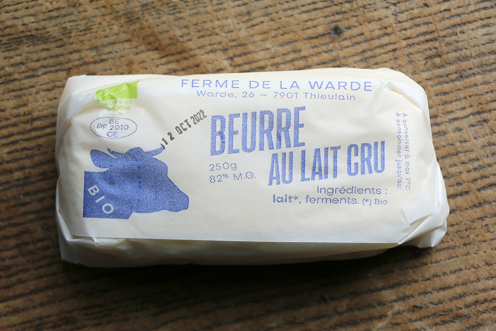 Ferme de la Warde — Etiquette