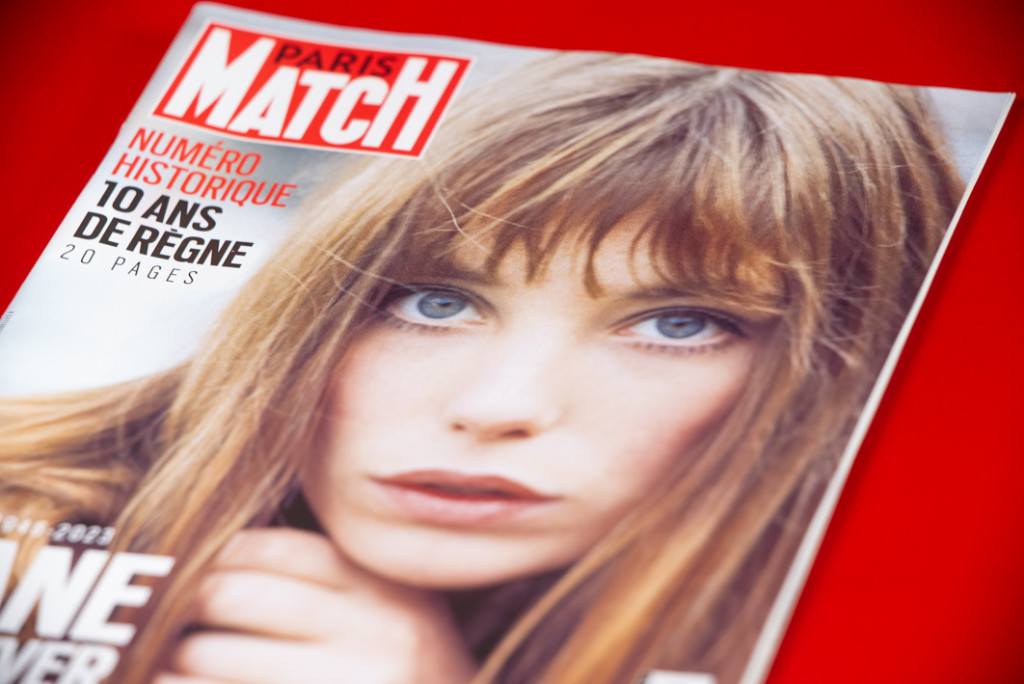 Paris Match — Couverture suite au décès de Jane Birkin